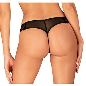 Chilot Obsessive Glandez Thong Negru M-L Thumb 1