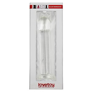 Dildo Glass Romance Transparent Thumb 1