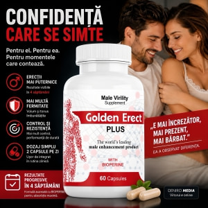 Golden Erect 60 Capsule Pentru Erecție și Volum Masculin 60buc Thumb 2