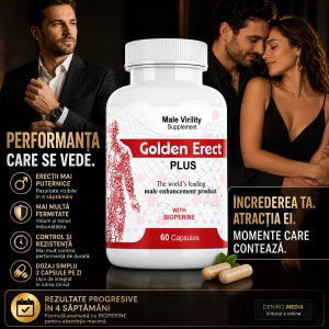 Golden Erect 60 Capsule Pentru Erecție și Volum Masculin 60buc Thumb 1