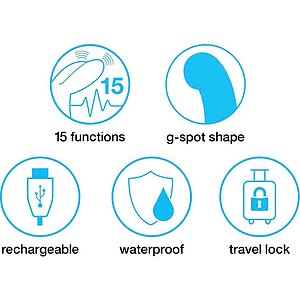 Happy Rabbit Punctul G Slim Negru Thumb 6