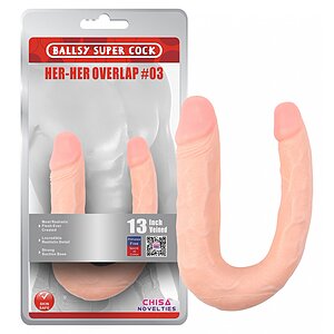 Dildo Dublu Her Her Overlap Thin Thumb 3