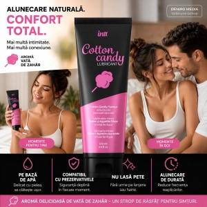 Intt Cotton Candy — Lubrifiant Aromă Vată De Zahăr 100 ml Thumb 4