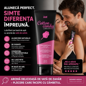 Intt Cotton Candy — Lubrifiant Aromă Vată De Zahăr 100 ml Thumb 2