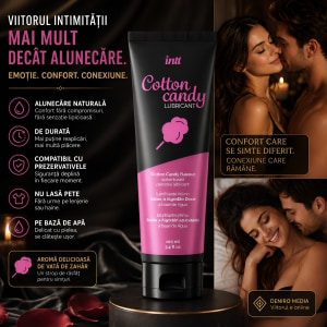Intt Cotton Candy — Lubrifiant Aromă Vată De Zahăr 100 ml Thumb 1