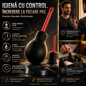 Irigator Rectal Syringe Negru Thumb 2
