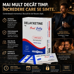 Jeleu Ejaculare Precoce Delayxetine 7 plicuri Thumb 2