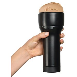 KIIROO Feel Victoria June — Stroker Discret 23,5 cm Negru Thumb 9