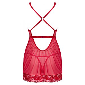 Babydoll Obsessive Lacelove Rosu M-L Thumb 3