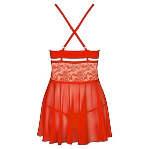 Lenjerie Babydoll Obsessive 838-BAB Rosu L-XL Thumb 3