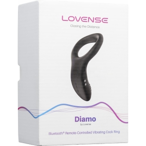 Lovense Diamo Vibrating Ring Negru Thumb 8