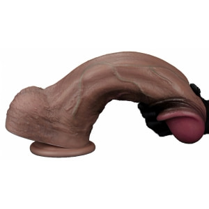 Lovetoy Dildo Dual-Layer XXL 33 cm – Realist, 7.6 cm Maro Thumb 3
