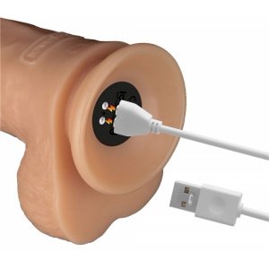 Lovetoy Power Basics — Vibrator Realist 10 Moduri, USB Thumb 6