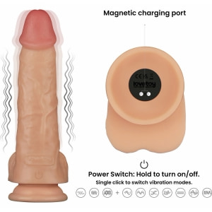 Lovetoy Power Basics — Vibrator Realist 10 Moduri, USB Thumb 4