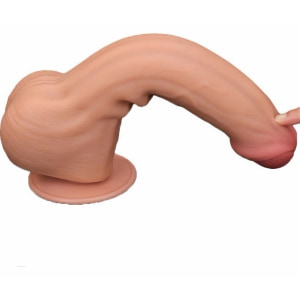 Lovetoy Realist Dual Layer 29 cm – Ventuză Puternică Thumb 5