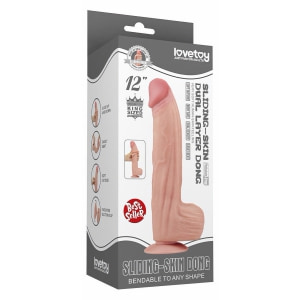 Lovetoy Realist TPE Dublu Strat 31 cm – Ventuză Puternică Thumb 10