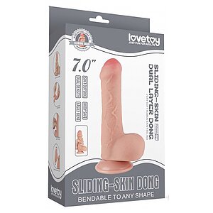 LoveToy Sliding Skin 18.3cm — Realist, Ventuză Detașabilă Thumb 9