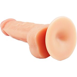 Lovetoy Ultra Soft Dude Dildo Realist 20 cm cu Ventuză Thumb 3