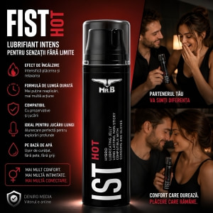 Lubrifiant pe bază de apă Mister B FIST Hot 200 ml Thumb 3