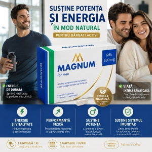 MAGNUM Pentru Bărbați, 6 Capsule, Complex Pe Bază De Plante Thumb 3