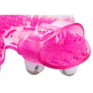 Mănușă Pentru Masaj Cu Bile De Rulare Roz Thumb 6