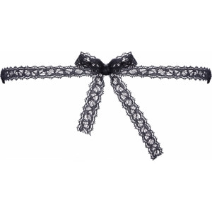 Masca Brodată Elegantă Cottelli Collection Unisize Negru Thumb 3