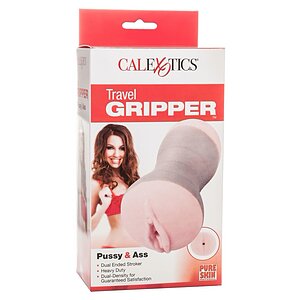 Masturbator Dublu Travel Gripper Thumb 2