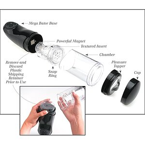 Masturbator Mega-Bator Alb Thumb 5