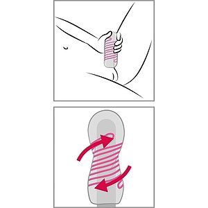 Masturbator Tenga Spinner Brick Transparent Thumb 2