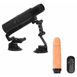 Mistress Sex Machine – 9 Frecvențe, Telecomandă 10m Negru Thumb 7