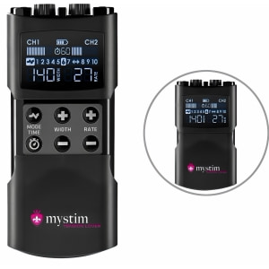 Mystim Tension Lover 2, EStim Reîncărcabil cu 2 Canale Negru Thumb 5