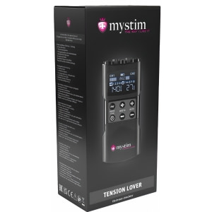 Mystim Tension Lover 2, EStim Reîncărcabil cu 2 Canale Negru Thumb 11