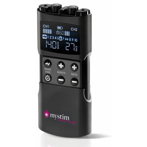 Mystim Tension Lover 2, EStim Reîncărcabil cu 2 Canale Negru Thumb 1