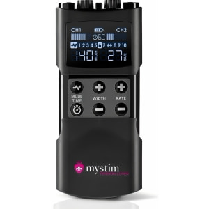 Mystim Tension Lover 2, EStim Reîncărcabil cu 2 Canale Negru Thumb 7