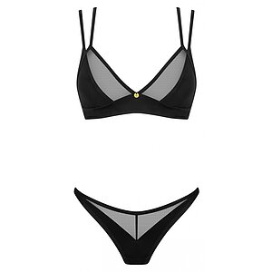 Set Obsessive Nesari 2 Piese Negru M-L Thumb 2