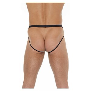 Chilot Amorable Transparent Jockstrap Negru S-L Thumb 1