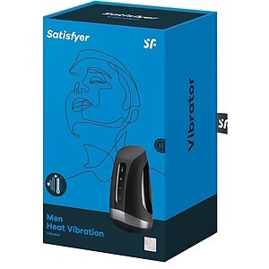 Masturbator Satisfyer Cu Vibratie Pulsatie Si Incalzire Negru Thumb 3