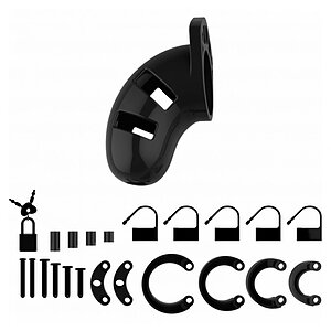 Cușca Penis Castitate Model 01 Negru Thumb 1