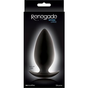 Anal Plug Renegade Spades Large Negru Thumb 1