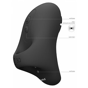 Vibrator Hana Finger Negru Thumb 6