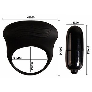 Inel Penis Crazy Bull Bertram Negru Thumb 3