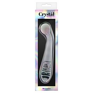 Dildo Crystal Punct G Transparent Thumb 1