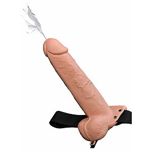 9in Hollow Strap On Cu Ejaculare Thumb 1