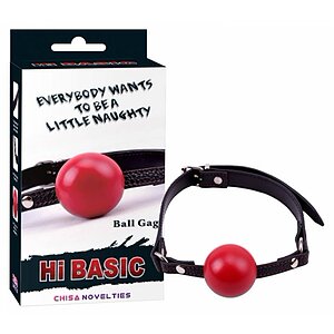 Chisa Novelties Căluș Tip Bilă Roșu Thumb 2