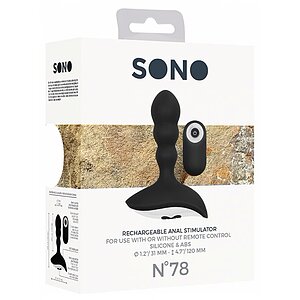 Vibrator Anal No. 78 Rechargeable Negru Thumb 5