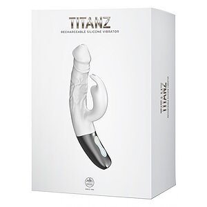 NMC Titanz 7 — Vibrator Din silicon, 10 Vibrații +10 Rotații Alb Thumb 12