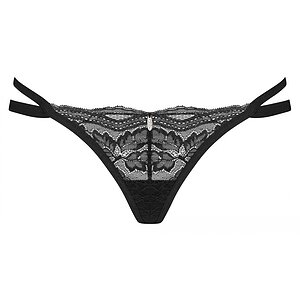 Chilot Tanga Obsessive Nutris Negru M-L Thumb 2