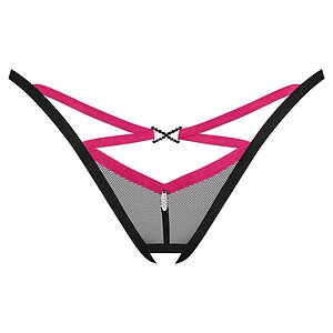 Chilot Obsessive Novenes Decupat Negru XS-S Thumb 2