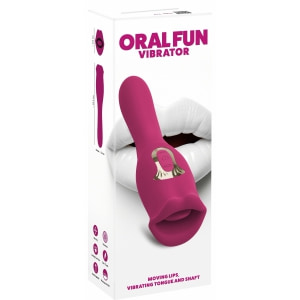 Oral Fun L – Vibrator 2 în 1, 10 Moduri, Reîncărcabil Roz Thumb 17
