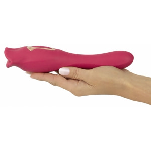 Oral Fun L – Vibrator 2 în 1, 10 Moduri, Reîncărcabil Roz Thumb 11